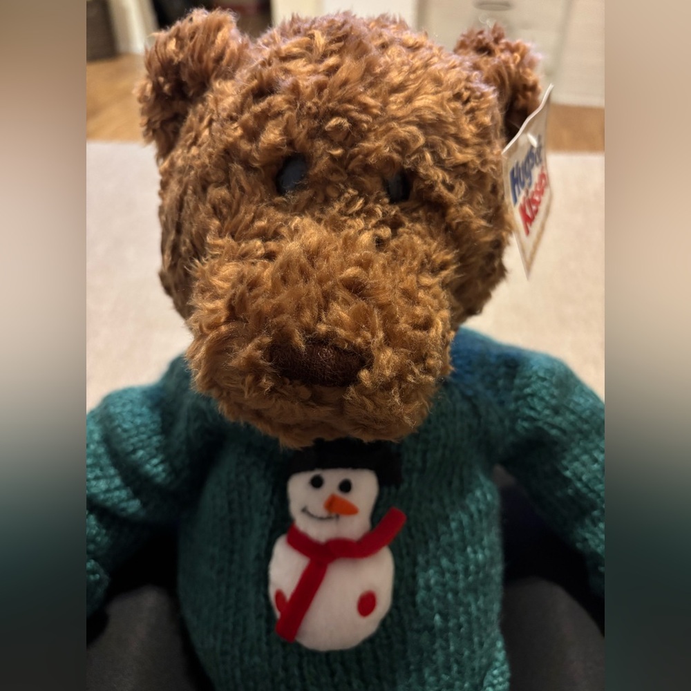 Gund Hugs & Kisses Snow Bear w/ Snowman Sweater